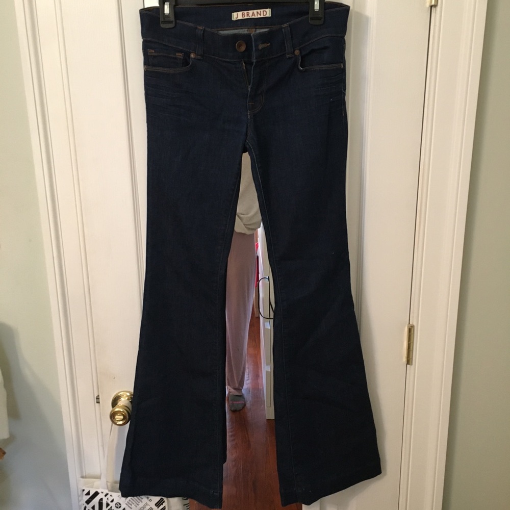 J brand bell bottom jeans